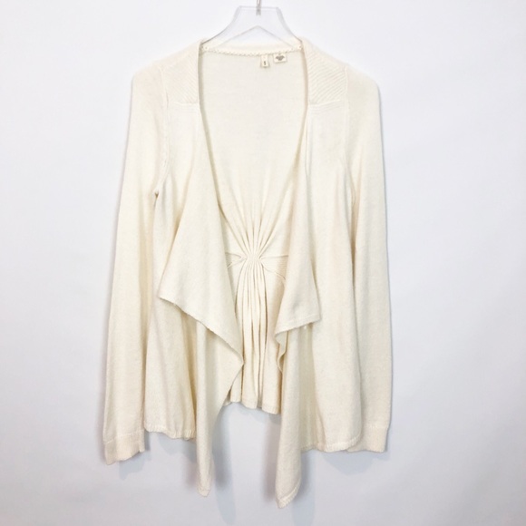 MOTH Crillon Ivory Open Cardigan Scrunch Back Sml - Picture 3 of 8